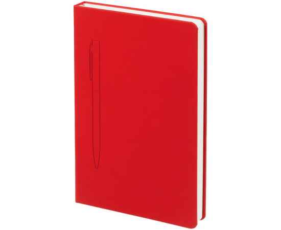 Ежедневник Magnet Shall с ручкой, красный G_15058.50, Цвет: красный, Размер: 13х20, изображение 4