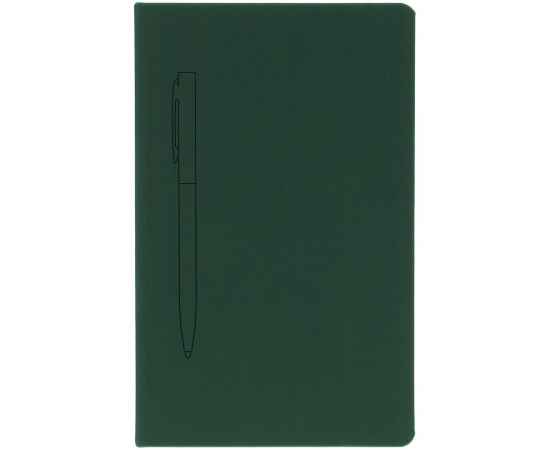 Ежедневник Magnet Shall с ручкой, зеленый G_15058.90, Цвет: зеленый, Размер: 13х20, изображение 5
