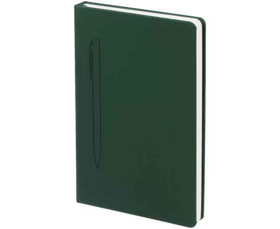 Ежедневник Magnet Shall с ручкой, зеленый G_15058.90, Цвет: зеленый, Размер: 13х20, изображение 4