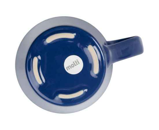 Кружка Modern Bell Classic, глянцевая, темно-синяя, Цвет: синий, Объем: 250, Размер: верхний диаметр: 8, изображение 3