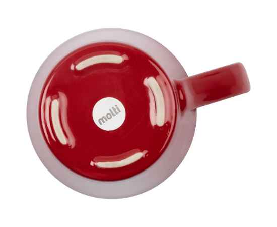 Кружка Modern Bell Classic, глянцевая, красная, Цвет: красный, Объем: 250, Размер: верхний диаметр: 8, изображение 3