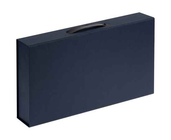 Коробка с ручкой Platt, синяя, Цвет: синий, Размер: 35, изображение 2