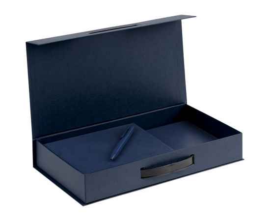 Коробка с ручкой Platt, синяя, Цвет: синий, Размер: 35, изображение 3