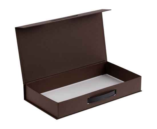 Коробка с ручкой Platt, коричневая, Цвет: коричневый, Размер: 35, изображение 4