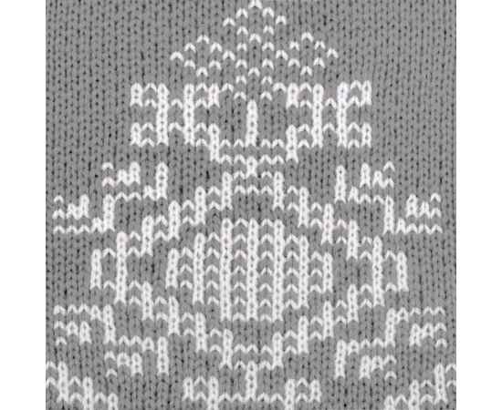 Шарф Onego, серый, Цвет: серый, Размер: 25x130 см, изображение 4
