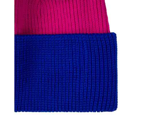 Шапка Snappy, розовая (фуксия) с синим, Цвет: фуксия, Размер: 55–57, изображение 3