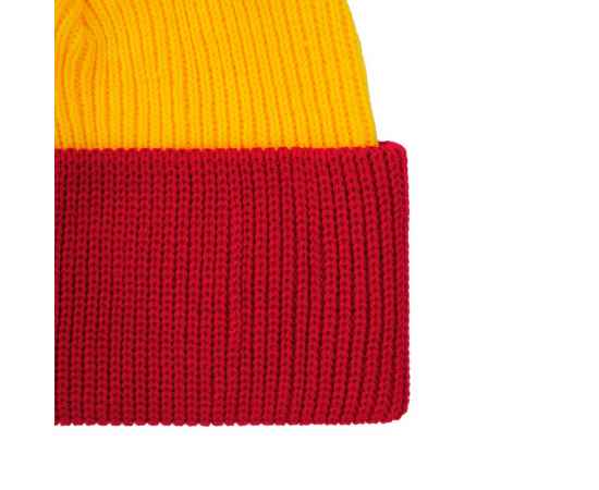 Шапка Snappy, желтая с красным, Цвет: желтый, Размер: 55–57, изображение 3