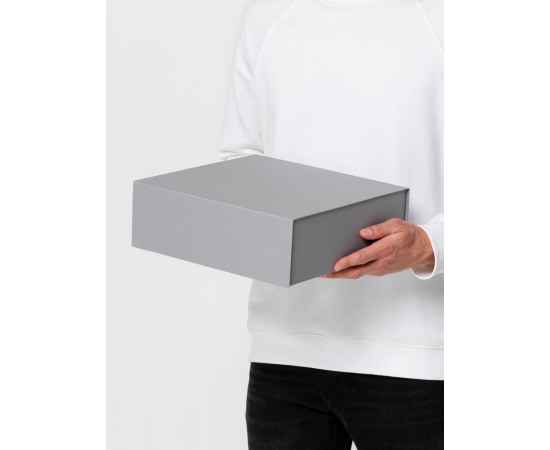 Коробка Quadra, серая, Цвет: серый, Размер: 31х30, изображение 4