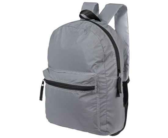 Рюкзак Manifest из светоотражающей ткани, серый, Цвет: серый, Размер: 41х29х10 см, изображение 2