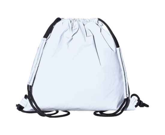 Детский рюкзак-мешок Manifest из светоотражающей ткани, серый, Цвет: серый, Размер: 30х30 см, изображение 4