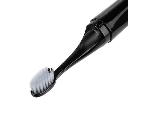 Зубная щетка с пастой Push & Brush, черная, Цвет: черный, Размер: 21х2, изображение 4