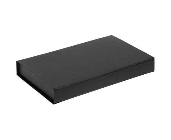 Коробка Silk с ложементом под ежедневник 15х21 см и ручку, черная, Цвет: черный, Размер: 27х18х3, изображение 2