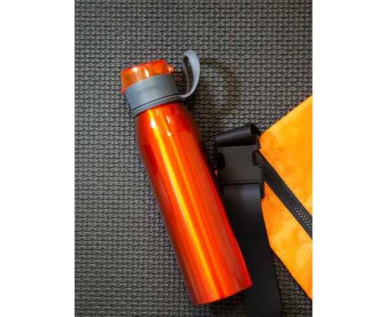 Спортивная бутылка для воды Korver, оранжевая, изображение 4