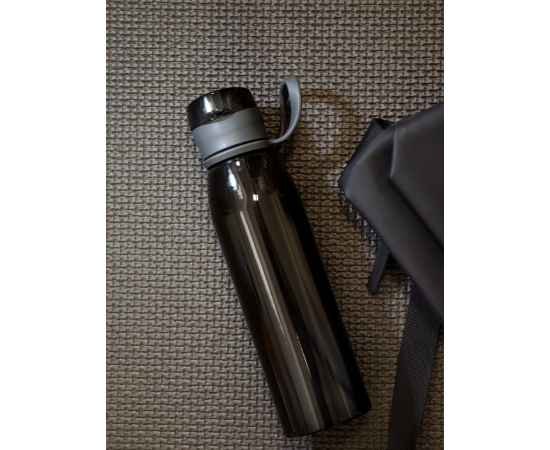 Спортивная бутылка для воды Korver, черная, Объем: 600, Размер: высота 25 с, изображение 4