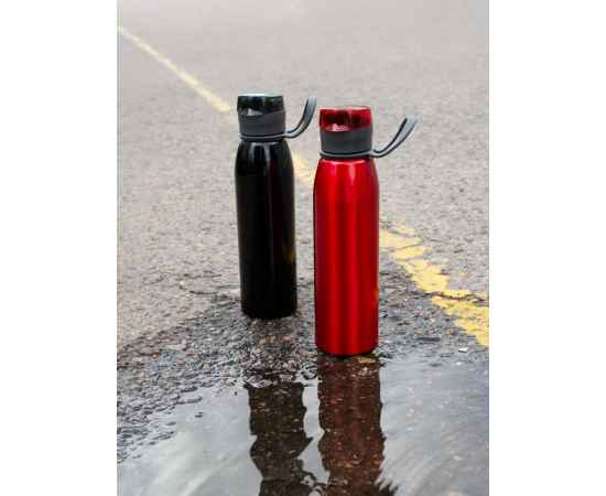 Спортивная бутылка для воды Korver, черная, Объем: 600, Размер: высота 25 с, изображение 5
