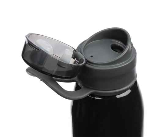 Спортивная бутылка для воды Korver, черная, Объем: 600, Размер: высота 25 с, изображение 3