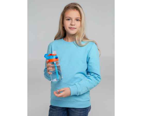 Детская бутылка Frisk, оранжево-синяя, Цвет: синий, Объем: 500, Размер: диаметр 7 см, изображение 8
