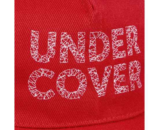 Бейсболка с вышивкой Undercover, красная, Цвет: красный, Размер: 56-58, изображение 2
