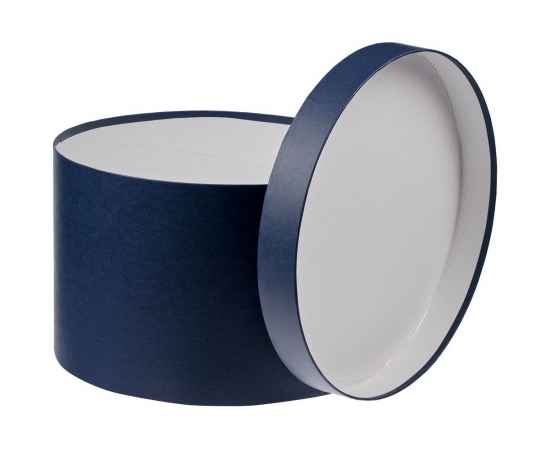 Коробка круглая Hatte, синяя, Цвет: синий, Размер: диаметр 31, изображение 2