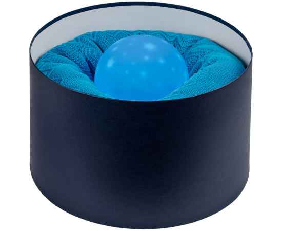 Коробка круглая Hatte, синяя, Цвет: синий, Размер: диаметр 31, изображение 4