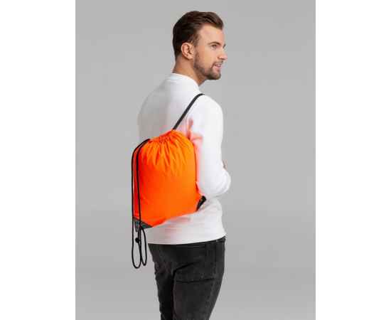 Рюкзак-мешок Manifest Color из светоотражающей ткани, оранжевый, Цвет: оранжевый, Размер: 34x41 см, изображение 7
