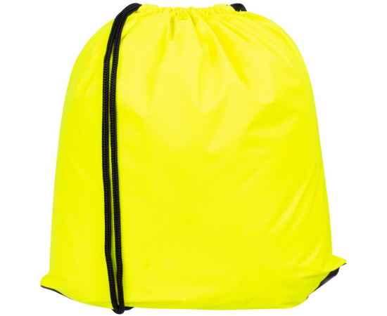 Рюкзак-мешок Manifest Color из светоотражающей ткани, желтый неон, Цвет: желтый, Размер: 34x41 см, изображение 2