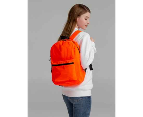 Рюкзак Manifest Color из светоотражающей ткани, оранжевый, Цвет: оранжевый, Размер: 41х29х10 см, изображение 8