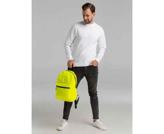 Рюкзак Manifest Color из светоотражающей ткани, желтый неон, Цвет: желтый, Размер: 41х29х10 см, изображение 8
