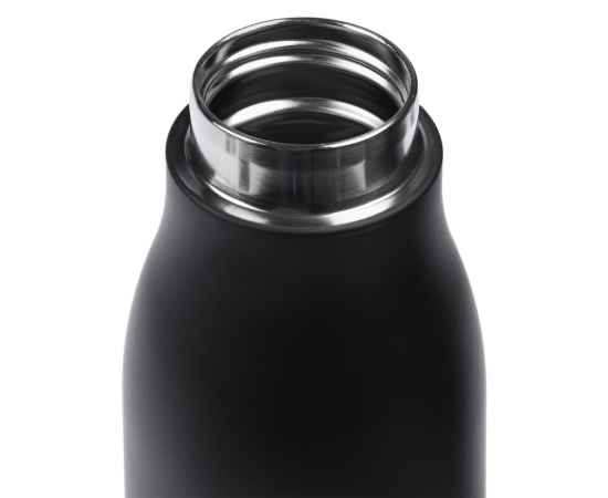Термобутылка Steady, черная, Цвет: черный, Размер: диаметр 7, изображение 4