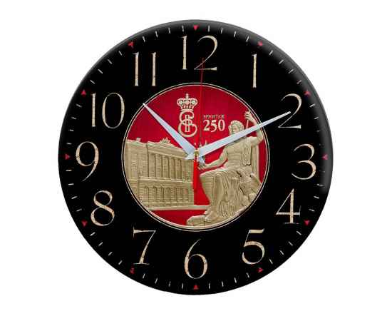 Часы стеклянные на заказ Time Wheel, Размер: диаметр 28 см, изображение 2