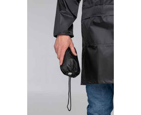 Дождевик с карманами «Мантия величия», черный, размер XL, Цвет: черный, Размер: XL, изображение 5