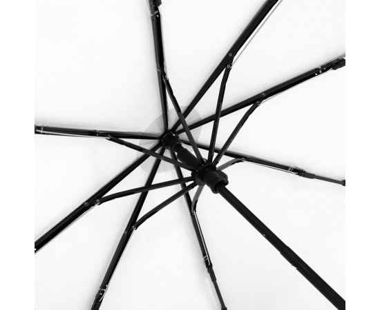 Зонт складной OkoBrella, белый, Цвет: белый, Размер: длина в сложении 26 см, изображение 3