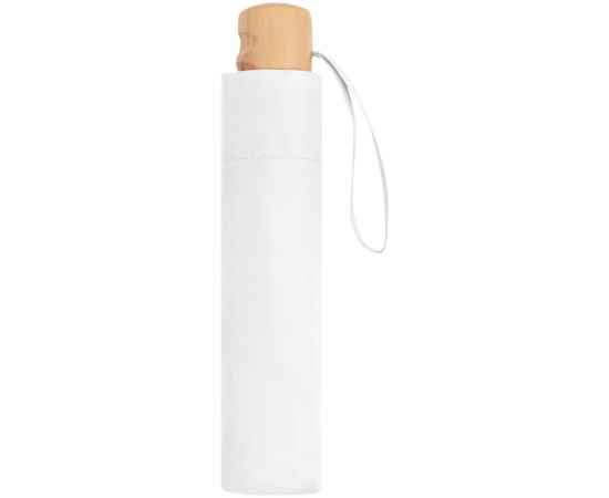 Зонт складной OkoBrella, белый, Цвет: белый, Размер: длина в сложении 26 см, изображение 4