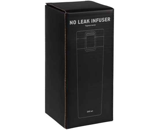 Термостакан с ситечком No Leak Infuser, черный, Цвет: черный, Размер: высота 17 см, изображение 8