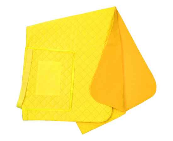 Плед для пикника Soft & Dry, желтый, Цвет: желтый, Размер: 115х140 см, в сложении: 30х38х5 см, изображение 2
