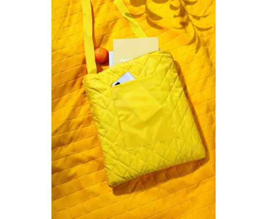 Плед для пикника Soft & Dry, желтый, Цвет: желтый, Размер: 115х140 см, в сложении: 30х38х5 см, изображение 5