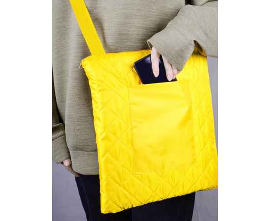 Плед для пикника Soft & Dry, желтый, Цвет: желтый, Размер: 115х140 см, в сложении: 30х38х5 см, изображение 4