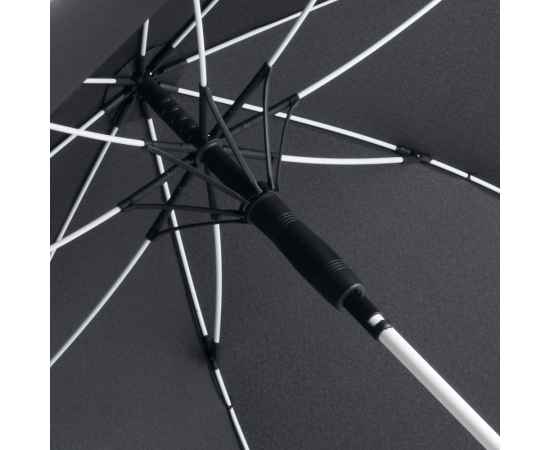 Зонт-трость с цветными спицами Color Style, белый, Цвет: белый, Размер: длина 89 см, изображение 2