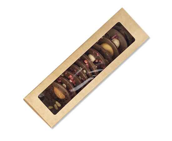 Шоколадные конфеты Mendiants, молочный шоколад, Цвет: шоколадный, изображение 2