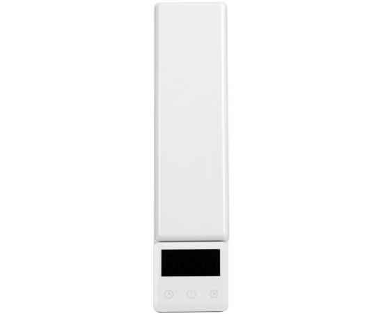 Лампа с будильником для беспроводной зарядки смартфона и часов Powerack, белая, Цвет: белый, изображение 6