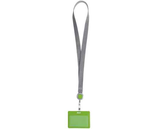 Чехол для карточки с лентой и ретрактором Devon, зеленый, Цвет: зеленый, Размер: чехол: 7, изображение 2