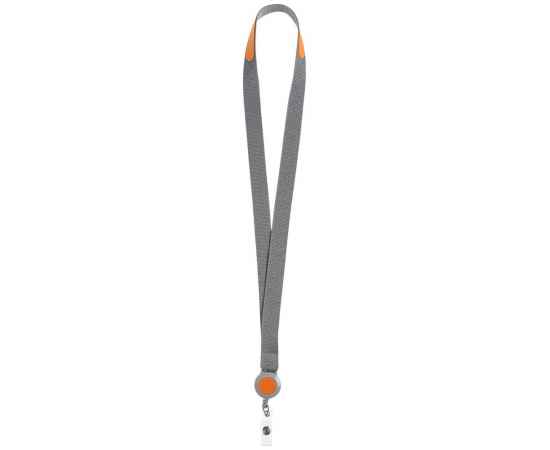 Чехол для пропуска с лентой и ретрактором Devon, оранжевый, Цвет: оранжевый, Размер: чехол: 6, изображение 3