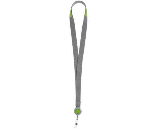 Чехол для пропуска с лентой и ретрактором Devon, зеленый, Цвет: зеленый, Размер: чехол: 6, изображение 3