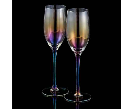 Набор из 2 бокалов для шампанского Perola, Объем: 200, Размер: бокал: диаметр 5, изображение 2