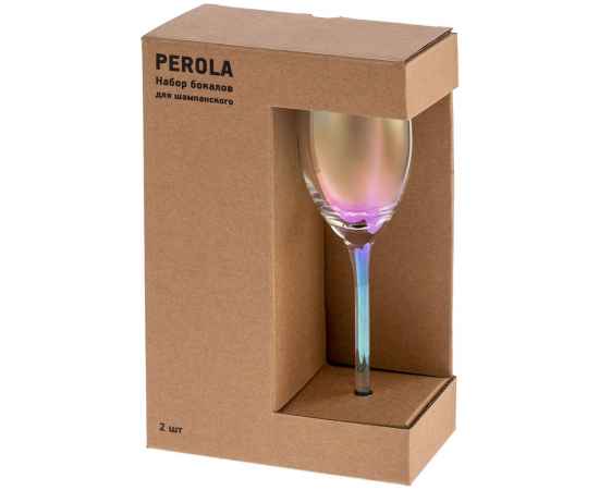 Набор из 2 бокалов для шампанского Perola, Объем: 200, Размер: бокал: диаметр 5, изображение 6