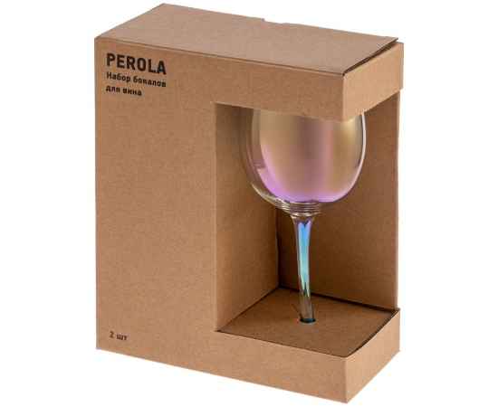 Набор из 2 бокалов для красного вина Perola, Цвет: красный, Объем: 300, Размер: бокал: диаметр 7, изображение 6