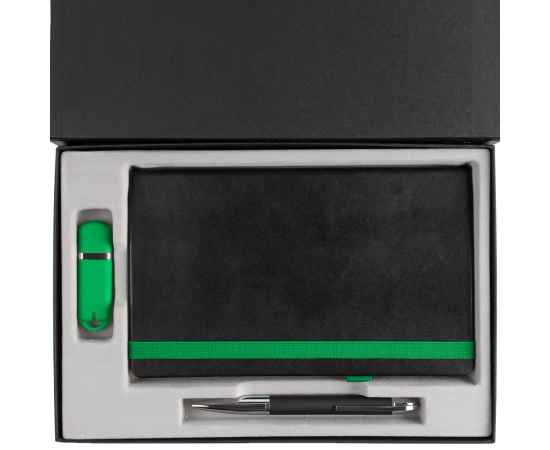 Набор Ton Memory, черный с зеленым, Цвет: зеленый, Размер: коробка: 27х18х3, изображение 2