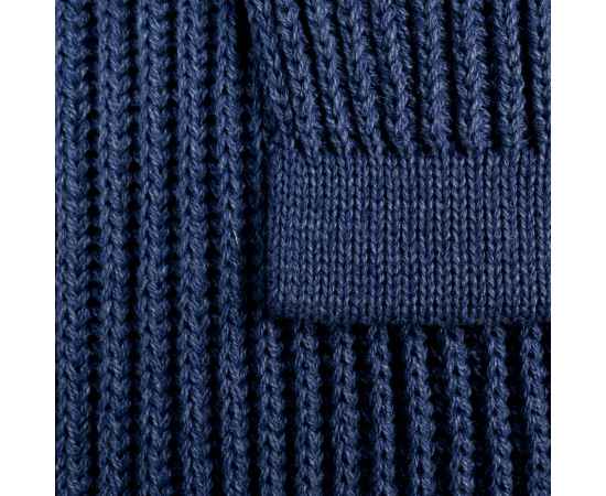 Плед Shirr, темно-синий (сапфир), Цвет: темно-синий, Размер: 125х170 с, изображение 3