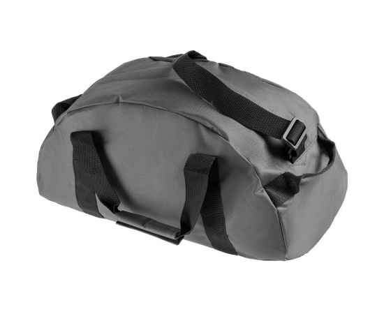 Спортивная сумка Portager, серая, Цвет: серый, Размер: 47х23x22 см, длина ручек 47 см, изображение 2
