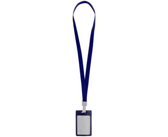 Карман для пропуска с лентой Staff, синий, Цвет: синий, Размер: карман для бейджа: 10, изображение 3